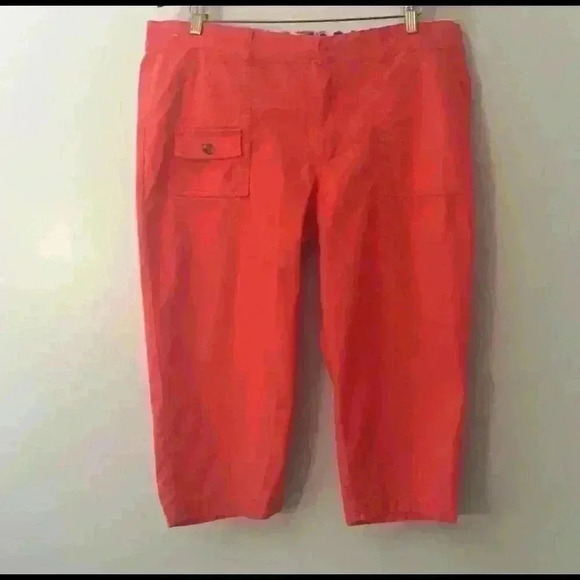 Dockers Capris Salmon Size 16 - Picture 3 of 6